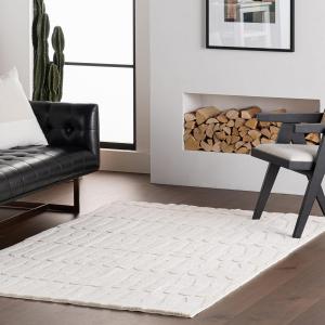 nuLOOM, 244 x 305 см, Тавина Сплошной Ковер для Гостиной Спальни Столовой, Машинная Стирка, Sand