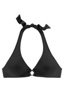 Треугольный бикини-топ LASCANA, Black