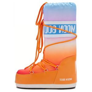 Ботинки зимние Moon Boot Icon на толстой подошве, оранжевый
