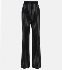 Брюки Pantalone с высокой посадкой DOLCE&GABBANA, черный