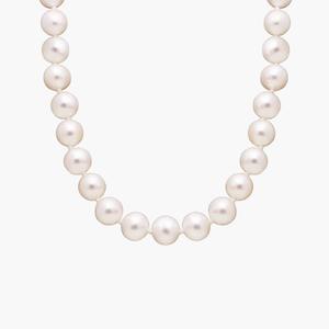 18-дюймовое ожерелье из пресноводного культивированного жемчуга из 14-каратного желтого золота (7,0-7,5 мм) Blue Nile