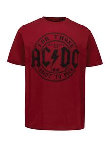 Футболка с короткими рукавами ржаво-красного цвета JP1880