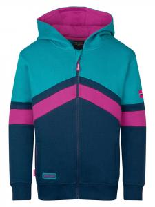 Trollkids Спортивная куртка "Flekkefjord" темно-синего/бирюзового цвета