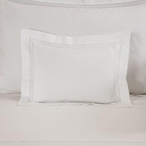 Декоративная наволочка Frette Doppio Ajour Boudoir, 30x40, белый