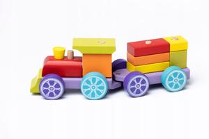 Обучающие деревянные кубики Cubika Train 10 шт.