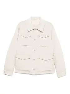 Куртка с вельветовым воротником Eleventy, песочный