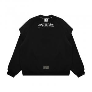 Толстовка с вышитой нашивкой *A Bathing APE Logo Aape, черный