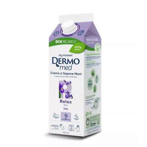 Dermomed, Сменный блок жидкого мыла, Ирис, 900 мл