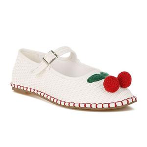 Женские туфли Mary Jane с вишневым акцентом для бранча Rag & Co, White