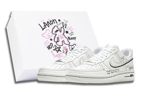 Кроссовки Nike Air Force 1 Skateboard Shoes Unisex Low-Top Black