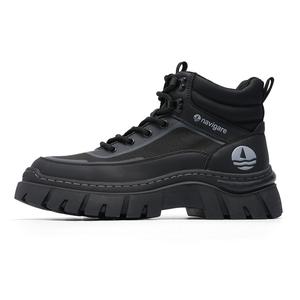 NAVIGARE Маленькие короткие сапоги Martin, черные, мужские