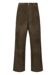 Вельветовые брюки Moncler, зеленый