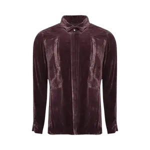 Рубашка Rick Owens Fogpocket Long-Sleeve 'Amethyst', фиолетовый