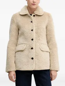 Жакет с округлым воротником и клапанами на карманах Hoss Intropia, нейтральный