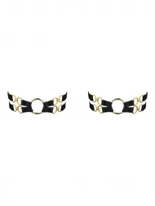 Пояс для чулок Nara с кольцами Bordelle, черный