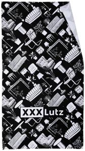 Пляжное полотенце из коллекции, посвященной 80-летию бренда, черное, белое, 90/150 см Esposa, черный/белый