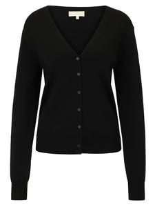 Кардиган тонкой вязки KATIIE черного цвета Les Lunes