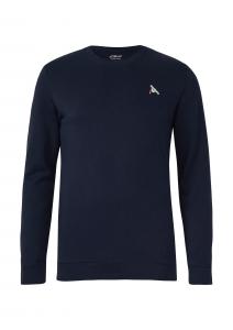 s.Oliver Лонгслив в цвете Sky Blue, Dark Blue