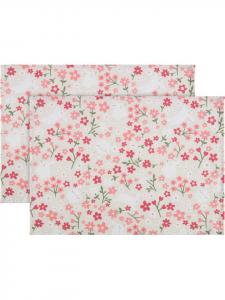 Erwin Müller Набор хлопковых салфеток под тарелки, 2 шт , натуральный розовый цвет