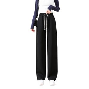 Воин Вязаные спортивные брюки женские, черный