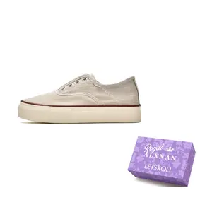 Alxnan Женские скейтерские кеды лоу топ серые, цвет Gray