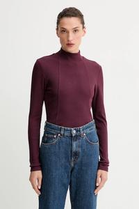 Лонгслив G-Star, бордовый