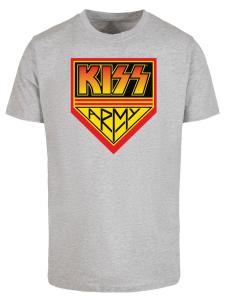 Рубашка F4NT4STIC Kiss Army Logo, светло-серый