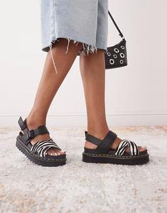 Сандалии Dr Martens Voss II Zebra Print