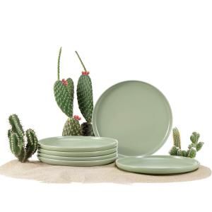 Набор тарелок KONSIMO, 20x2x20 см, зеленый