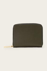 Кожаный кошелек LENA HEX Allsaints, зеленый