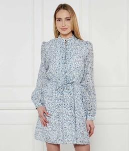 Платье женское Guess Jeans Аделаида с цветочным принтом, сине-белый