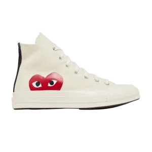 Кроссовки Converse Comme Des Garçons x Chuck 70 Hi 'Play', белый