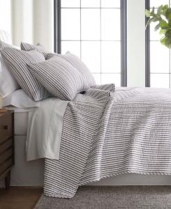 Двусторонний комплект постельного белья Tobago Stripe, 2 предмета, размер Twin/Twin XL Levtex, Black