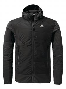 Schöffel Куртка Outdoor 'Hiking Hybrid Jk Style Blaueis MNS' в черном цвете