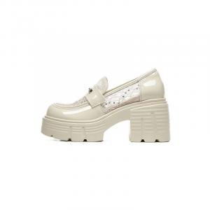 DAPHNE Лоферы женские, черно-бежевые