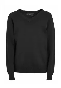Джемпер с v-образным вырезом, стандартного кроя Next, Black
