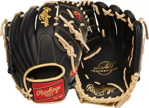 Перчатки профессиональной серии Rawlings 11,75 дюйма Select, цвет Black/Blonde