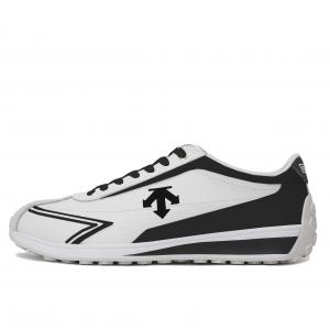 DESCENTE Спортивные устойчивые к истиранию низкие повседневные кроссовки Unisex Black White