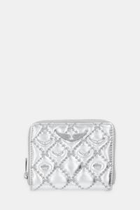 Кожаный кошелек Zadig&Voltaire, серебряный