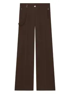 Спортивные брюки с ремешками Courrèges, коричневый