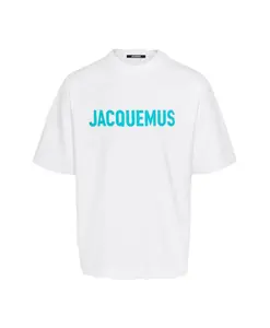 Футболка с типографическим рисунком Jacquemus, белый