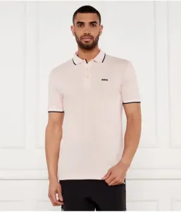 Поло Пэдди regular fit Boss Green, пудрово-розовый