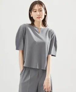 Блузка из жоржета с рукавами-фонариками 5/8 Suite L, цвет Gray [004]