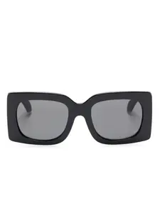 Солнцезащитные очки в квадратной оправе Versace Eyewear, черный