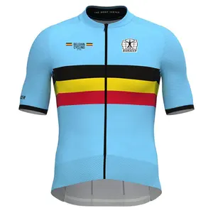 Джерси Bioracer Official Belgian short sleeve, мультиколор