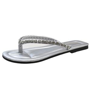 TELENT Серебряные женские шлепанцы с противоскользящим покрытием и устойчивостью к истиранию, цвет Silver