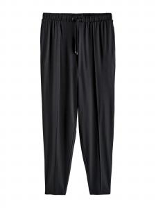 Next Брюки с зауженным низом в черном цвете