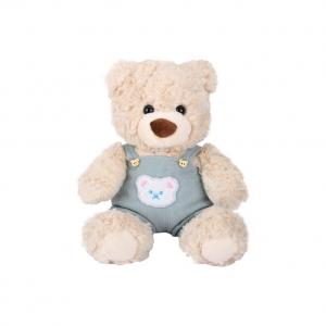Плюшевая кукла Jifort Bear Collection в комбинезоне с рождественской елкой и снеговиком, высота 24см/42см MINISO