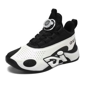 Амортизирующие устойчивые к истиранию дышащие баскетбольные кроссовки kids' BKG, белый