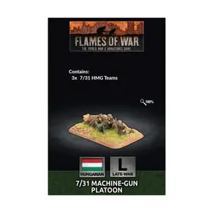 7/31 пулеметный взвод, Flames of War - WWII - Hungarian - Infantry